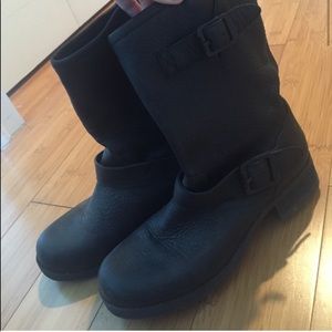 NWT Aldo “Keirnan” black pebbled leather boots